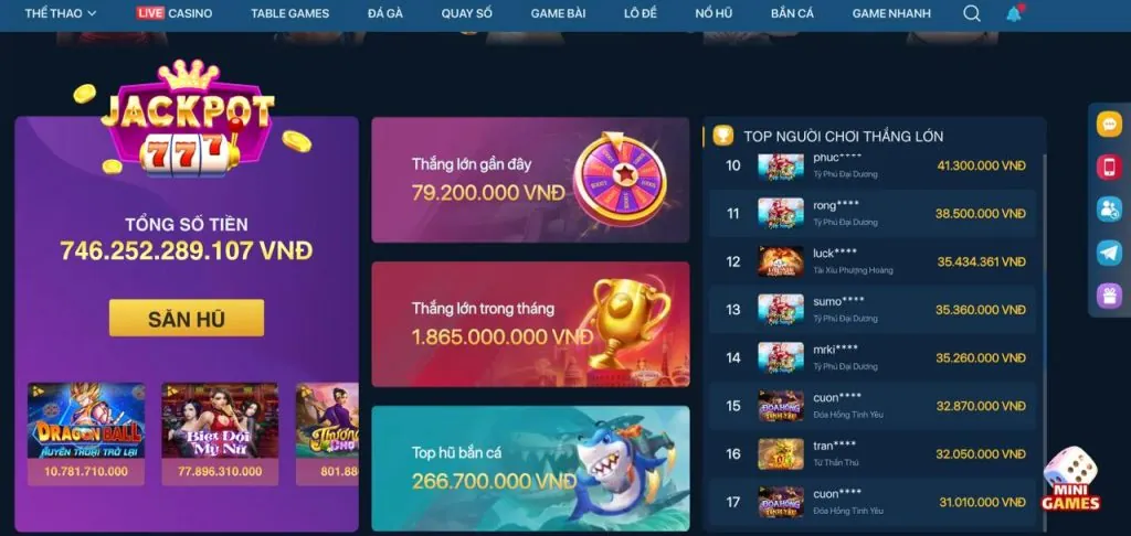 Ưu đãi chào mừng 7FUN7